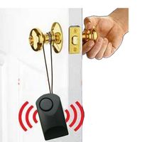 Portable Alarm Sensor Alarm Theft Scaring Alarm Door Alarm Door Handle Touch Alarm for Wood Door with Battery