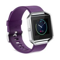 GinCoband Fitbit Blaze Bands Replacement for Fitbit Blaze Smart Watch No Tracker 8 Color Large Small Women (Purple, Small)