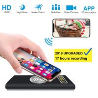 Spy Camera Hidden Cameras WiFi,Power Bank Wireless Phone Charger 4K Video Spy Camera Covert Nanny Cam