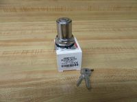 CUTLER HAMMER 10250T15712 SELECTOR Switch, Key Operated, NEMA 4-13, 2 Position, MOMENTARY, CAM1, Key Removal Left ONLY