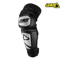 Leatt 2019 EXT Knee & Shin Guards (Large/X-Large) (White/Black)