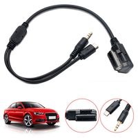 MASO Car Aux Adapter Cable AMI MDI MMI 3.5mm Music Interface Charger Cord for Audi A1 A3 A4L A5 A6L A8 Q3 Q5 Q7 TT VW to Android