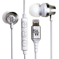 Strauss & Wagner SI201 Sound-Isolating Earphones with Mic/Remote and Lightning Connector for Apple