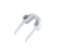 Gardner Bender MSW-1540 Fiber Insulated Staples ⅛ Inch., Secures Low-Voltage / Bell Wire / Speaker / Telephone & Thermostat, Splinter Free, 40 Pk., White