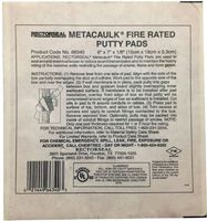 Rectorseal 66340 6-Inch by 7-Inch by 1/8-Inch Metacaulk Fire Rated Putty Pads