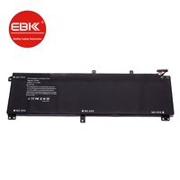 EBKK 11.1V 61Wh T0TRM Battery for Dell xps 15 9530 Series, 6 Cells Battery for M3800 TOTRM 7D1WJ 245RR OH76MV H76MV