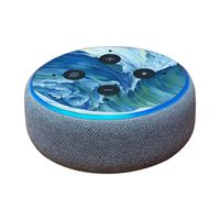 MightySkins Skin Compatible with Amazon Echo Dot (3rd Gen) - Perfect Wave | Protective, Durable, and Unique Vinyl Decal wrap Cover | Easy to Apply, Remove, and Change Styles | Made in The USA