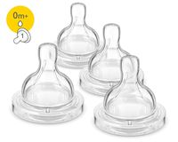 Philips Avent Newborn Flow Nipple, (2 Packs of 2 Nipples)