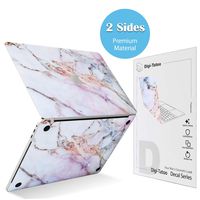 Digi-Tatoo MacBook Skin Decal Sticker Compatible with MacBook Pro 15 inch w/Touch Bar (Model A1707/A1990), Easy Apply Full Body Protective Vinyl Skin [Cracked Marble]