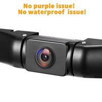 NATIKA License Plate Backup/Front View Camera,IP69K Waterproof HD Great Night Vision Wide View Angle Reverse Rear View Backup Camera for Pickup Trucks Cars Jeep SUV Van RV