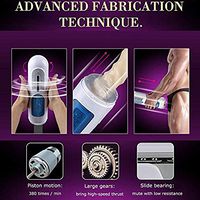 Male Masturbation six Toy Electric Vibrating Masturbator Cup Automatic Aircraft Cup Man Toy Hands Free with USB Rechargable Realistic 3D Sexyyy Underwear for Men T-Shirt