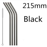 4 8Pcs Reusable Drinking Straw 304 Stainless Steel Metal Straw with Cleaner Brush for Mugs 20 30Oz