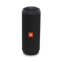 JBL Flip 4 Waterproof Portable Rechargeable Bluetooth Wireless Speaker with Echo Cancelling Speakerphone, Black Renewed
