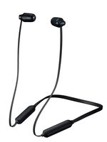 JVC Marshmallow Wireless, Earbud Headphones, Water Resistance(IPX4), 8 Hours Long Battery Life, Secure and Comfort Fit with Flexible Soft Neck Band and Memory Form Earpieces - HAFX35BTB (Black) (Renewed)