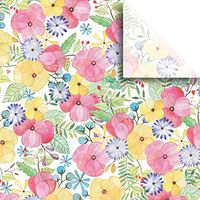 JAM PAPER Printed Gift Tissue - Watercolor Petal - 20 x 30-240 Sheets