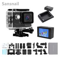 ItsCamera SJ8000 Sports DV camera 4K 24fps NOVATEK NT96660 Gyro WiFi 2 inch LCD screen waterproof Action helmet Camera(Black)