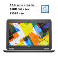 2019 Premium Dell Latitude E7250 Ultrabook 12.5 Inch Business Laptop (Intel Dual Core i7-5600U up to 3.2GHz, 16GB DDR3 RAM, 256GB SSD, Intel HD 5500, WiFi, HDMI, Windows 10 Pro) (Renewed)