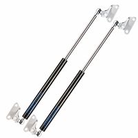 ARANA 15-Inch Universal Lift Supports Struts/Gas Spring Prop Force 300N/65LB Per Shock for RV Bed Platform/Floor Hatch/Outdoor Bench/Cabinet/Tool Box/Truck Canopy/Camper Shell Cover Lid Door, 2 Pcs