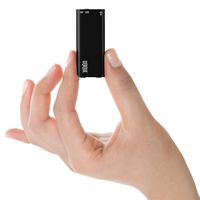 Uqique Mini USB Voice Recorder with Playback, Black