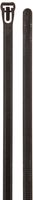 Aviditi CTR10B Nylon Releasable Cable Tie, 10" Length x 19/64" Width, 50 lbs Tensile Strength, Black (Case of 1000)