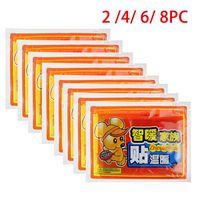 Warm Paste Pads, Winter Body Warmer Stick, Hand Body Warmers Adhesive Stick, Relieve Dysmenorrhea Heated Patch Wraps Lasting Heat Patch Leg Foot Warm Paste Pads Warm Sticker (2PC)