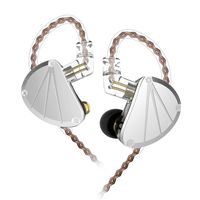 Newest Yinyoo KBEAR KB10 in Ear Monitor Earbuds Headphones Stereo Sound Comfortable in-ear Earphones Noise Cancelling Ear buds with 5BA Balanced Armature Driver 0.75mm 2pins Cable (without mic, black)