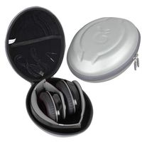 Hetmitshell Hard EVA Travel Case Fits Mpow 059 Bluetooth Headphones Over Ear Hi-Fi Stereo Wireless Headset Foldable Soft Memory-Protein Earmuffs (Sliver)