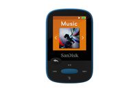 SanDisk 8GB Clip Sport MP3 Player, Blue - LCD Screen and FM Radio - SDMX24-008G-G46B