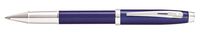 Sheaffer 100 Glossy Blue Lacquer Rollerball Pen with Polished Chrome Trim