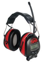 SAS Safety 6108 Digital Earmuff Hearing Protection with AM/Fm Radio & MP-3 Ready