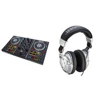 Numark Party Mix | Starter DJ Controller with Behringer Studio Headphones