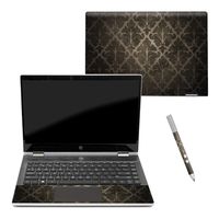 MightySkins Skin Compatible with HP Pavilion x360 14" (2018) - Vintage Elegance | Protective, Durable, and Unique Vinyl Decal wrap Cover | Easy to Apply, Remove, and Change Styles | Made in The USA