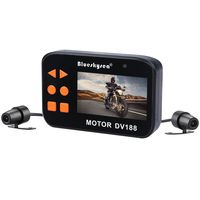 Blueskysea DV188 Motorcycle Recording Camera 1080p Dual Lens Video Driving Recorder Motorbike Dash Cam Sports Action Camera 2.7" LCD Screen 130 Degree Angle Night Vision
