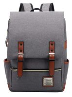 Kenox Vintage Laptop Backpack College Backpack School Bag Fits 15-inch Laptop