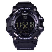 Men Bluetooth Smart Watch EUTUKEY Outdoor Sport Watch Fitness Tracker IP67 Waterproof Remote Camera Smart Band for Android with Android iOS,12 Months Standby Time(Black)