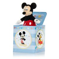 KIDS PREFERRED Disney Baby Mickey Mouse Jack-in-The-Box Musical Toy for Babies, Multi