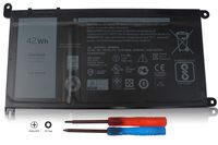 EBOYEE WDX0R WDXOR Battery Compatible with Dell Inspiron 13 5368 5378 5379 7368 7378;14-7460;Inspiron 15 5565 5567 5568 5578 7560 7570 7579 7569 P58F Inspiron 17 5765 5767 FC92N 3CRH3 T2JX4 CYMGM 42WH