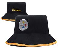 MVPRING Pittsburgh Steelers Bucket Hat Fisherman Hat Hunting Fishing Caps Fashion Style Sports Outdoor Black