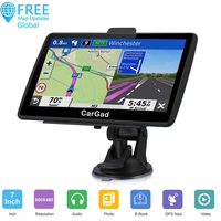 Car GPS,7 inch Car GPS Navigation Turn-by-Turn Direction Reminding Real Voice,GPS Navigation System for Car with Post Code Search Speed Camera Alert,Lifetime Free Update