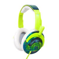 Koss RUK 50G Full-Sized Stereophone with Leatherette Cushions for Enhanced Sound, Green