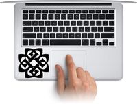 WallDecalArtStudio Breaking Benjamin Rock Band Logo Stickers for MacBook Trackpad Keypad Sticker Window Bottle Cup Car Decals Made in US (Message for Color)
