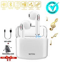 Wireless Earbuds,Bluetooth Earbuds Wireless Earphones Noise Cancelling with Mic Charging Case,Sport Running Mini True Stereo Earbuds Bluetooth Compatible iOS Android Samsung Phones X 8 7