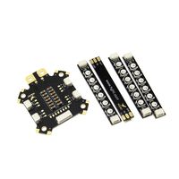 HGLRC PDB Power Distribution Board Support 2S - 5S 6S Input 5V & 12V Output with LED Strip Board and Current Sensor for FPV Racing Drone Race Quad Copter