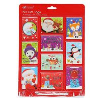 Christmas Shop Christmas Shop Gift Tags Foiled (50 Pack) Novelty One Size