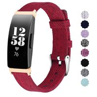 NANW Compatible with Fitbit Inspire HR/Inspire Bands Large Small, Woven Fabric Accessories Strap Wristband Women Men for Inspire & Inspire HR Smartwatch