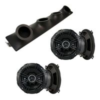 KICKER Compatible with Suzuki Samurai DSC50 5.25 Inch Sound Bar Speakers System Black Finish