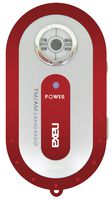 NAXA Electronics NR-720 Portable AM/FM Mini Pocket Radio, Rotary Tuning Dial, 3.5mm Headphone Jack, Red