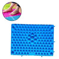 Aisoway Durable Reflexology Foot Massage Pad Toe Pressure Blood Circulation Plate Mat for Health Care Tool
