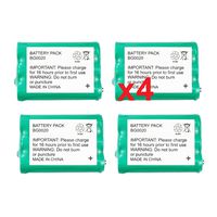 4 Fenzer Rechargeable Cordless Phone Batteries for V-Tech 80-5542-00-00 80-5543-00-00 Cordless Telephone Battery Replacement Packs
