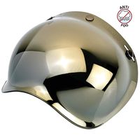 Biltwell Unisex-Adult (BS-GLD-AF-SD) Bubble Shield-Gold Mirror-Anti-Fog, One Size)